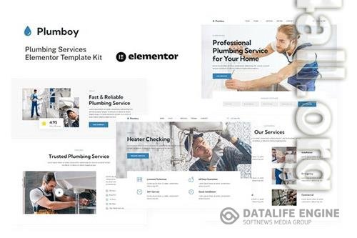 ThemeForest - Plumboy - Plumbing Services Elementor Template Kit/40703992