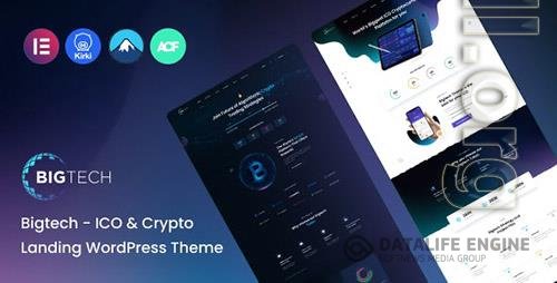 ThemeForest - Bigtech v1.0.0 - ICO & Crypto Landing WordPress Theme/40499293