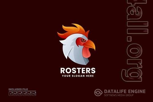 Rooster Logo PSD