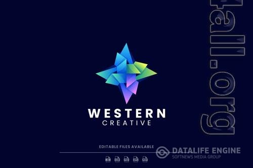 Abstract Gradient Logo PSD