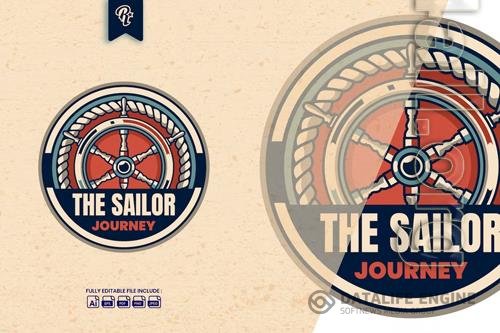 The Sailor Badge Logo