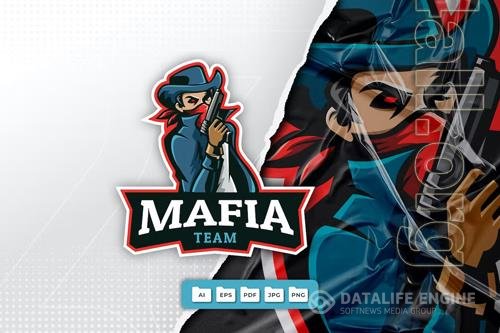 Mafia Mascot Logo Design