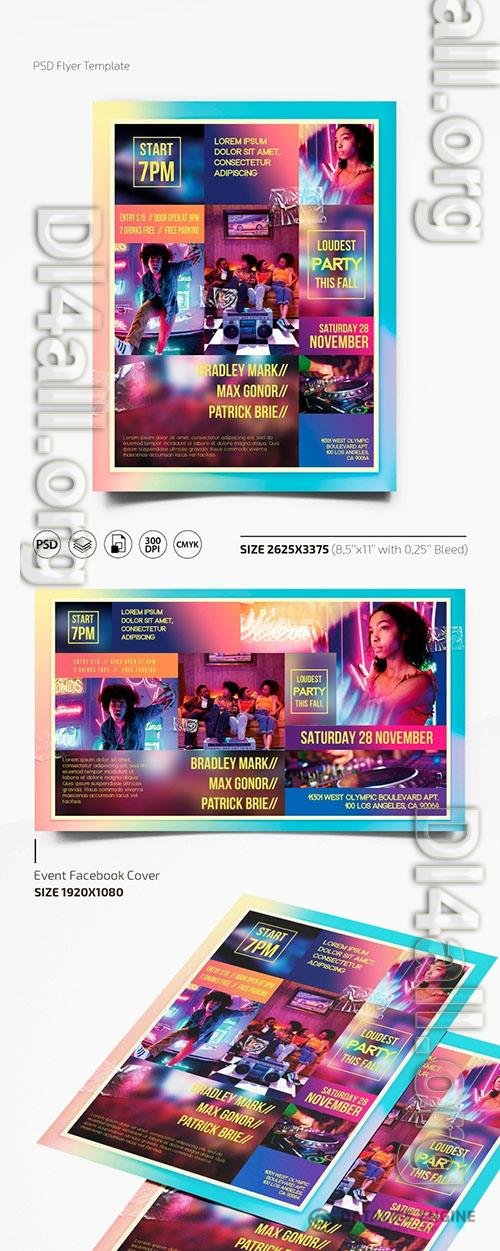 CLUB FLYER PSD TEMPLATE