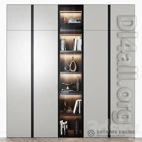 Contemporary wardrobe 16 3D Models