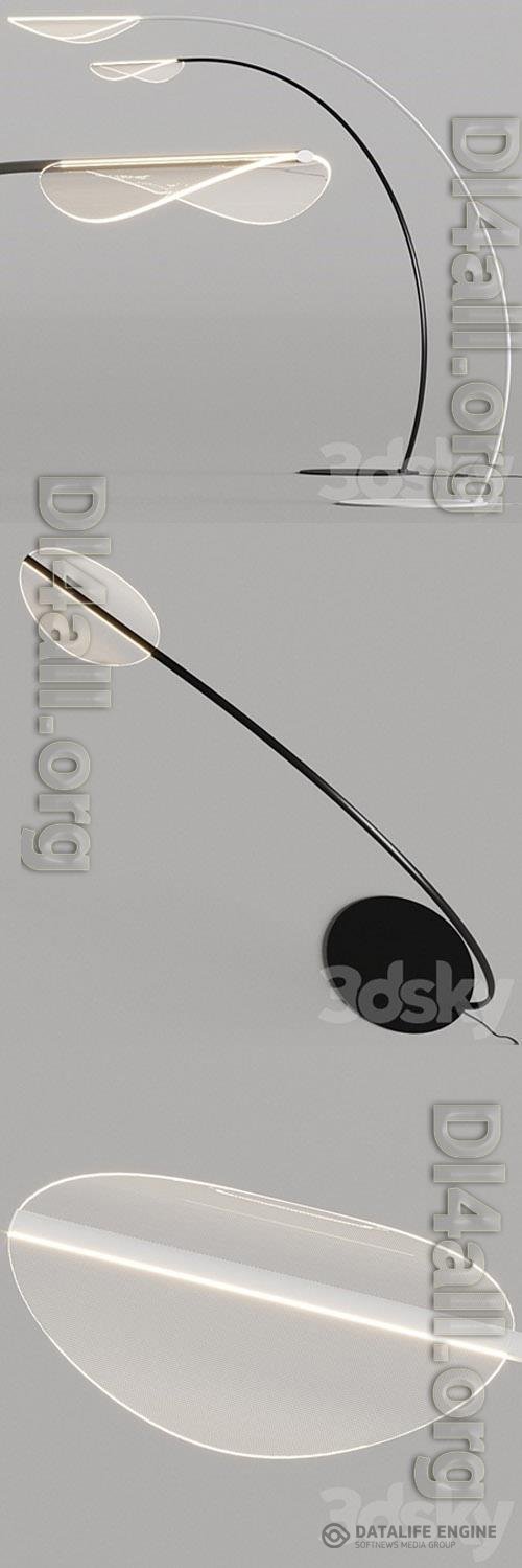 Linea Light Stilnovo Diphy Floor Lamp 3D Models