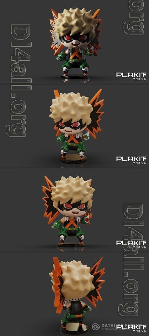 PlaKit - My Hero Academia Bakugou 3D Print