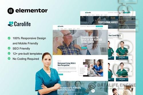 ThemeForest - Carolife - Home Care & Private Nursing Services Elementor Template Kit/40823812