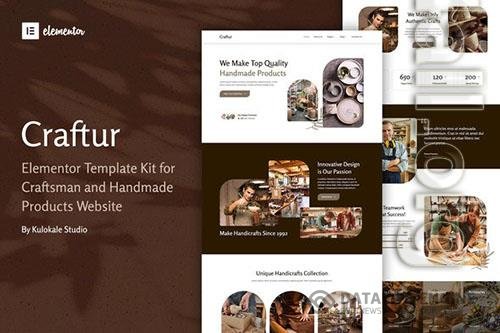 ThemeForest - Craftur - Craftsman & Handmade Products Elementor Template Kit/40908439