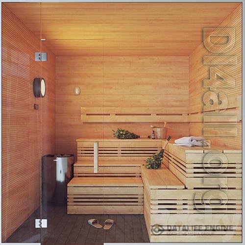 Finnish Sauna 3 3D Models