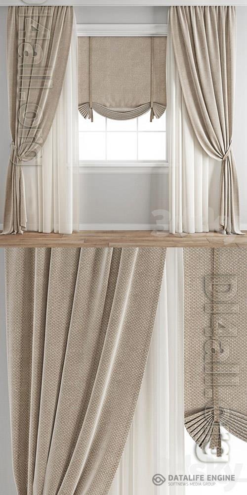 Curtain 306 3D Models