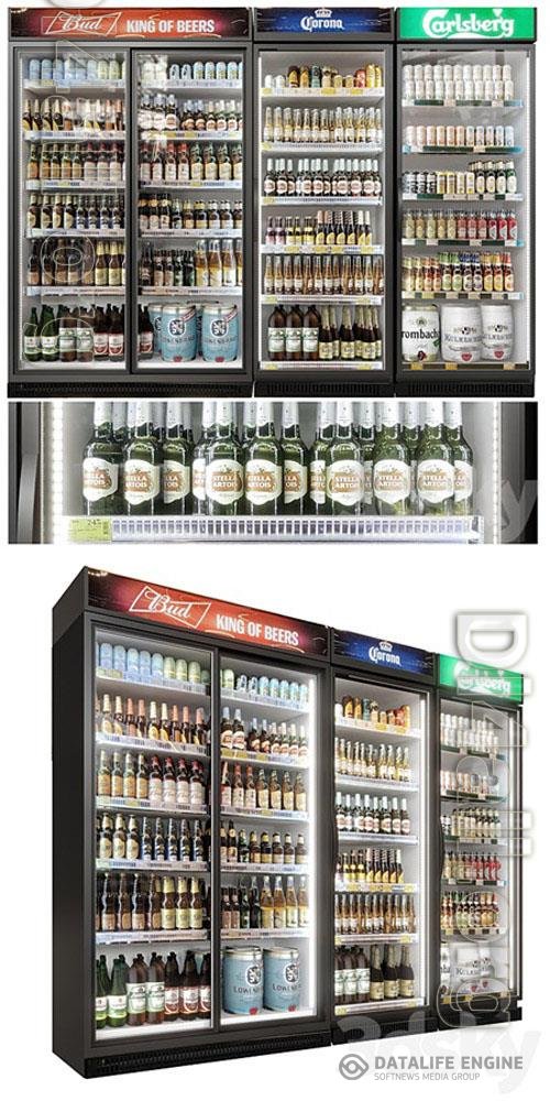 Beer fridge 3D Models