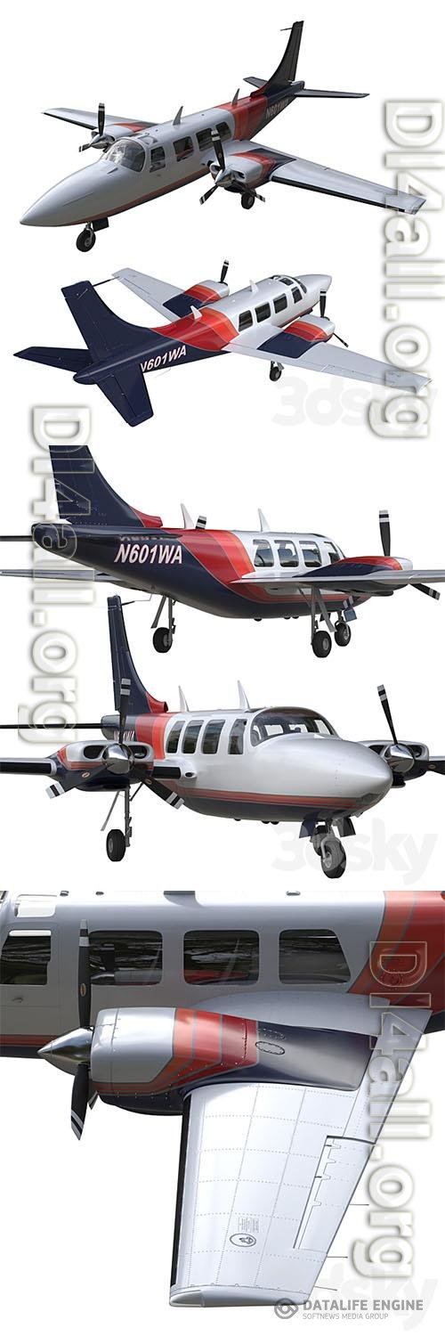 Piper Aerostar 700 3D Models