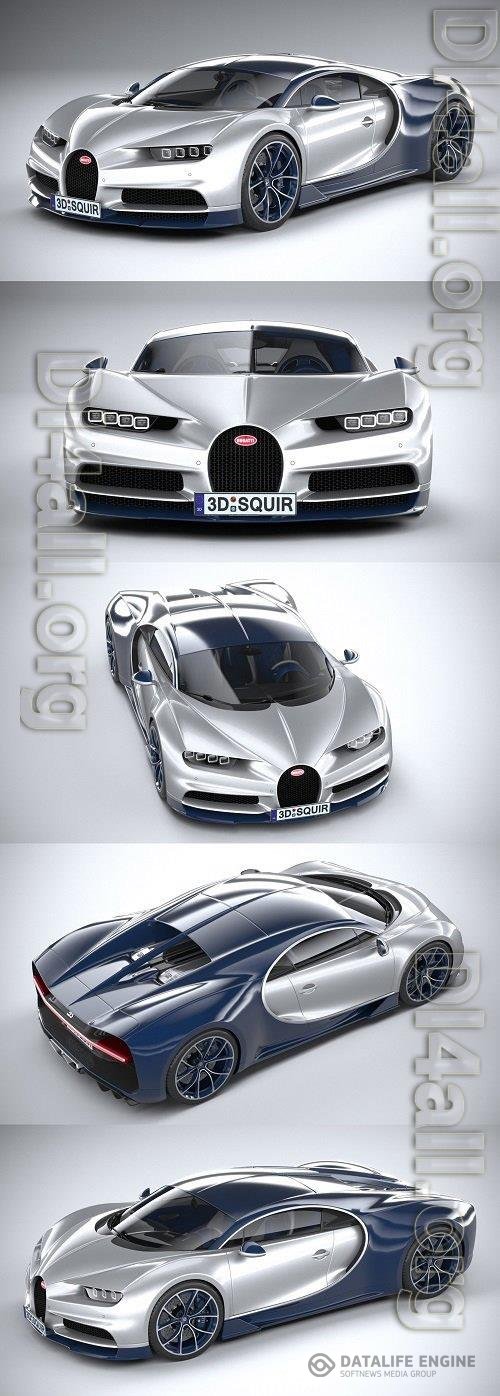 Bugatti Chiron 2020 3D Models