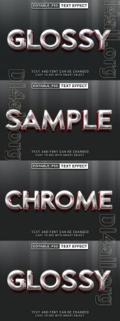 Glossy Editable Psd Text Effect