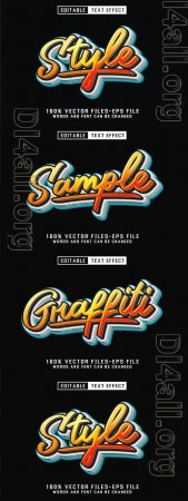 Graffiti Editable Text Effect