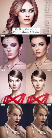 10 Skin Retouch Photoshop Action