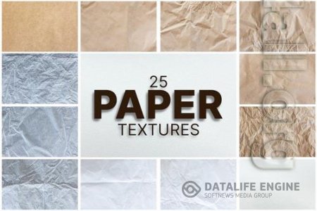 25 Different Paper Background Textures