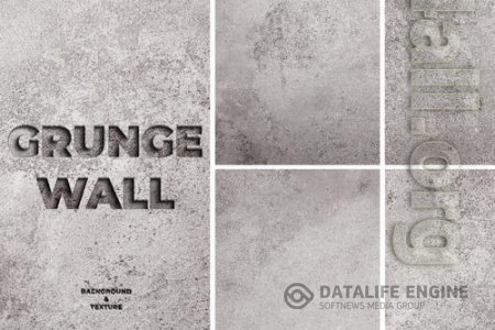 6 Grunge Wall Surface Texture Backgrounds