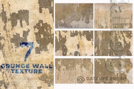 7 Retro Grunge Wall Surface Textures