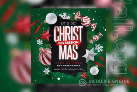 GraphicRiver - Merry Christmas Flyer - 41687185