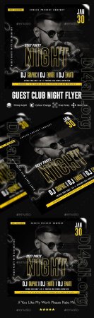 GraphicRiver - Guest Dj Night Flyer Template - 23126639