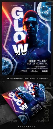 GraphicRiver - Glow Party Flyer - 22968050